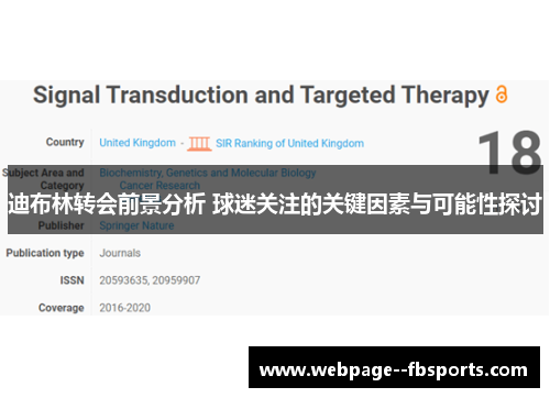 迪布林转会前景分析 球迷关注的关键因素与可能性探讨